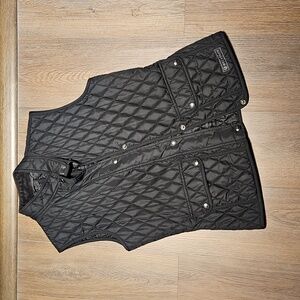 Bellstaff Women’s Black Quilted Vest, Sz 42